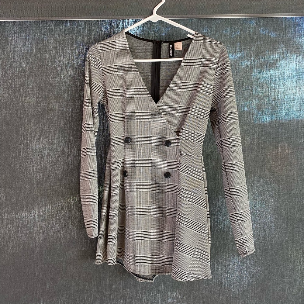 Black and white romper from H&M